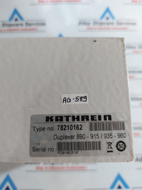 KATHREIN 78210162 DUPLEXER 890-915/935-960 AG589
