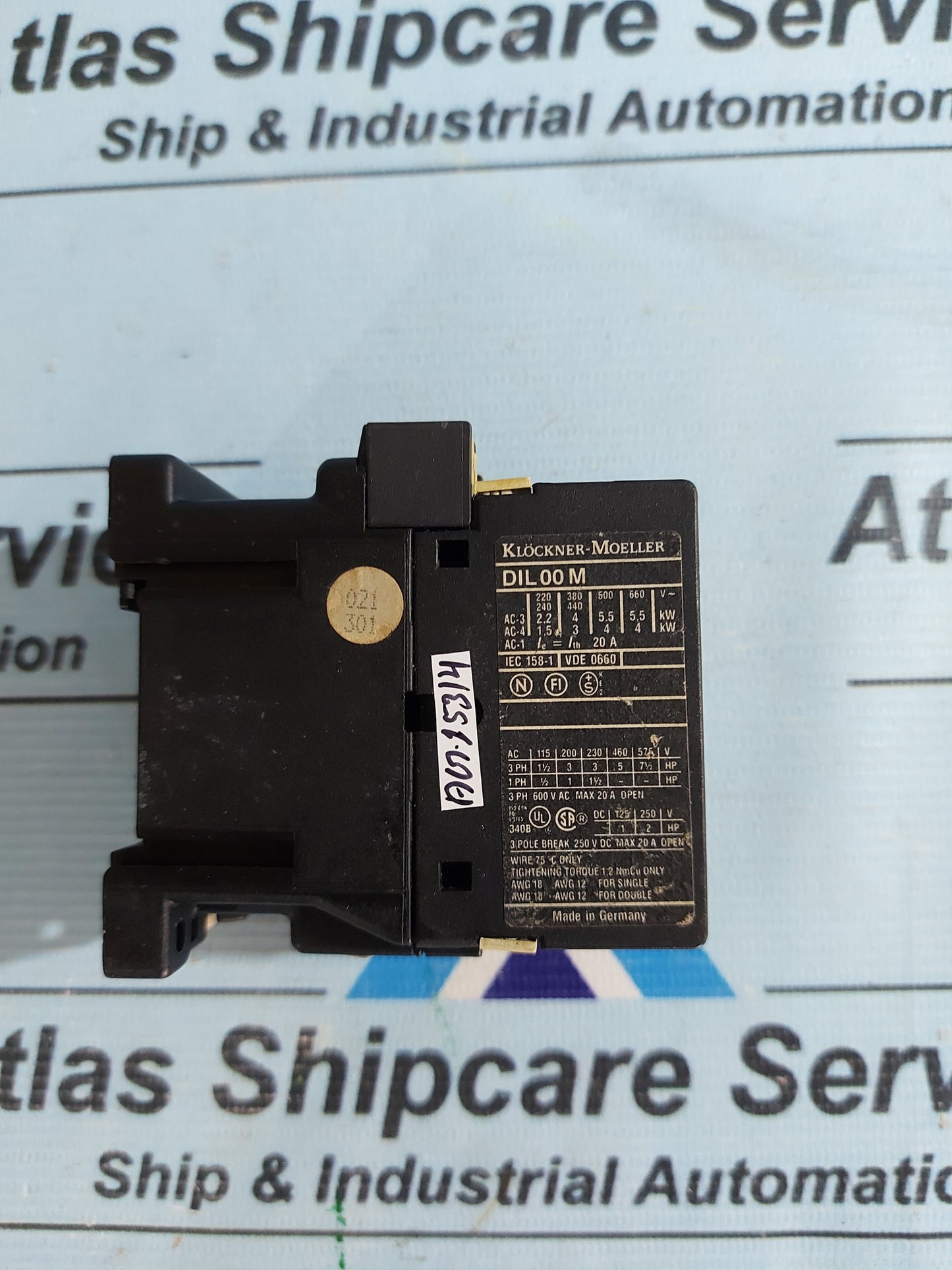 KLOCKNER-MOELLER DIL00 M CONTACTOR AG153
