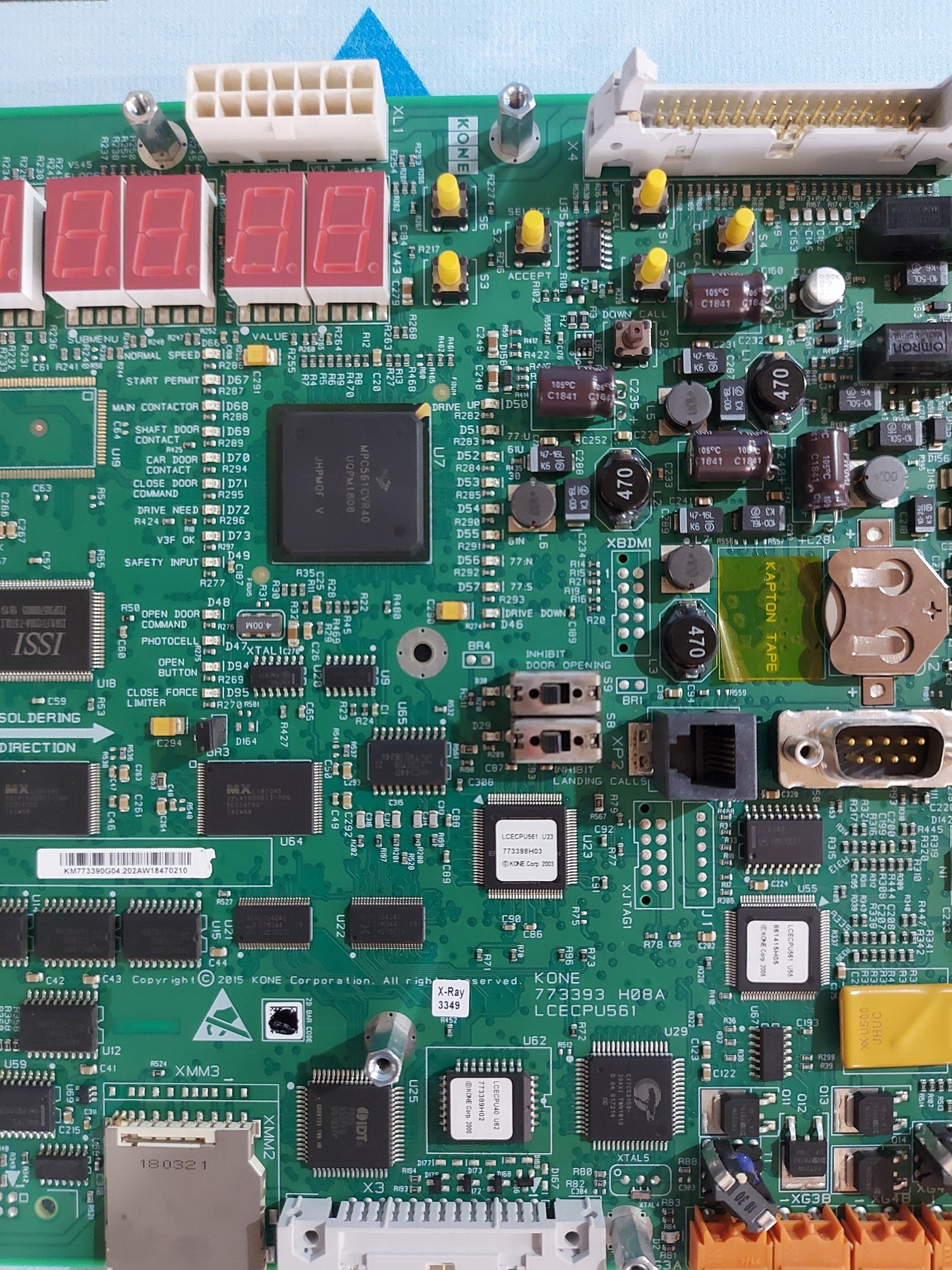 KONE ELEVATOR BOARD KM773390G04 773393 H08A LCECPU561