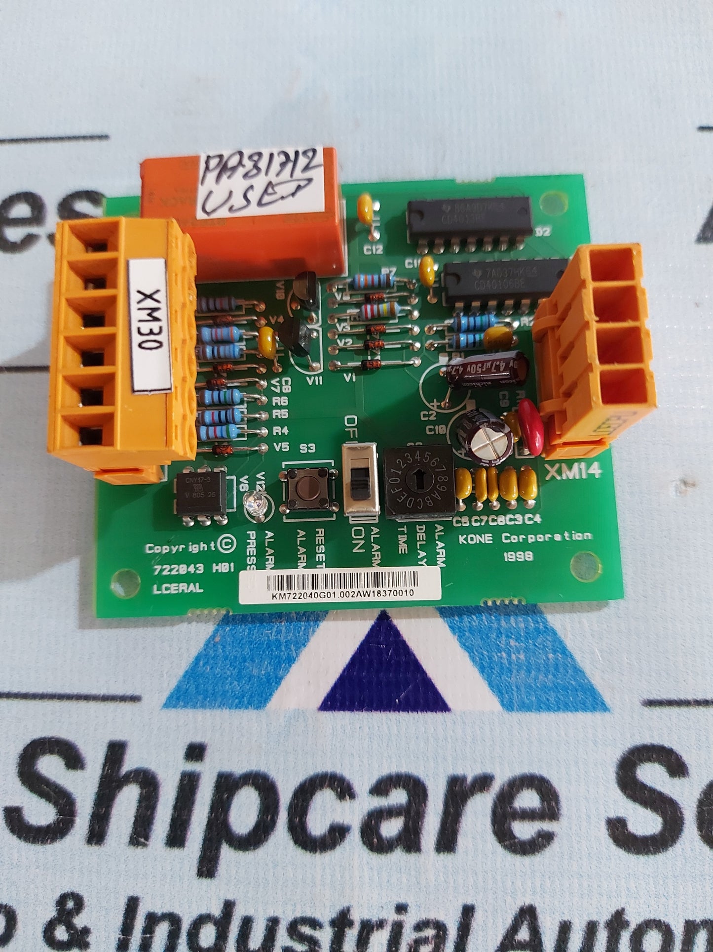 KONE ELEVATOR CIRCUIT BOARD KM722040G01 722043 H01 LCERAL