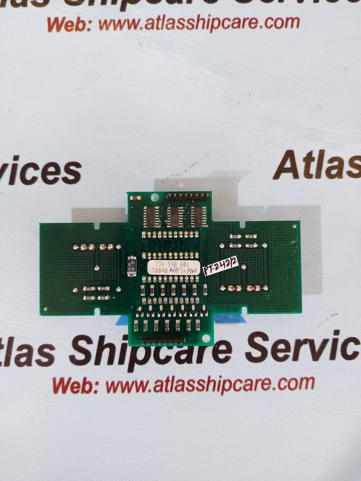 KONE KM736590G01 2-DIG 2XDOT MATRIX DISPLAY VERTICAL 736 590 G01