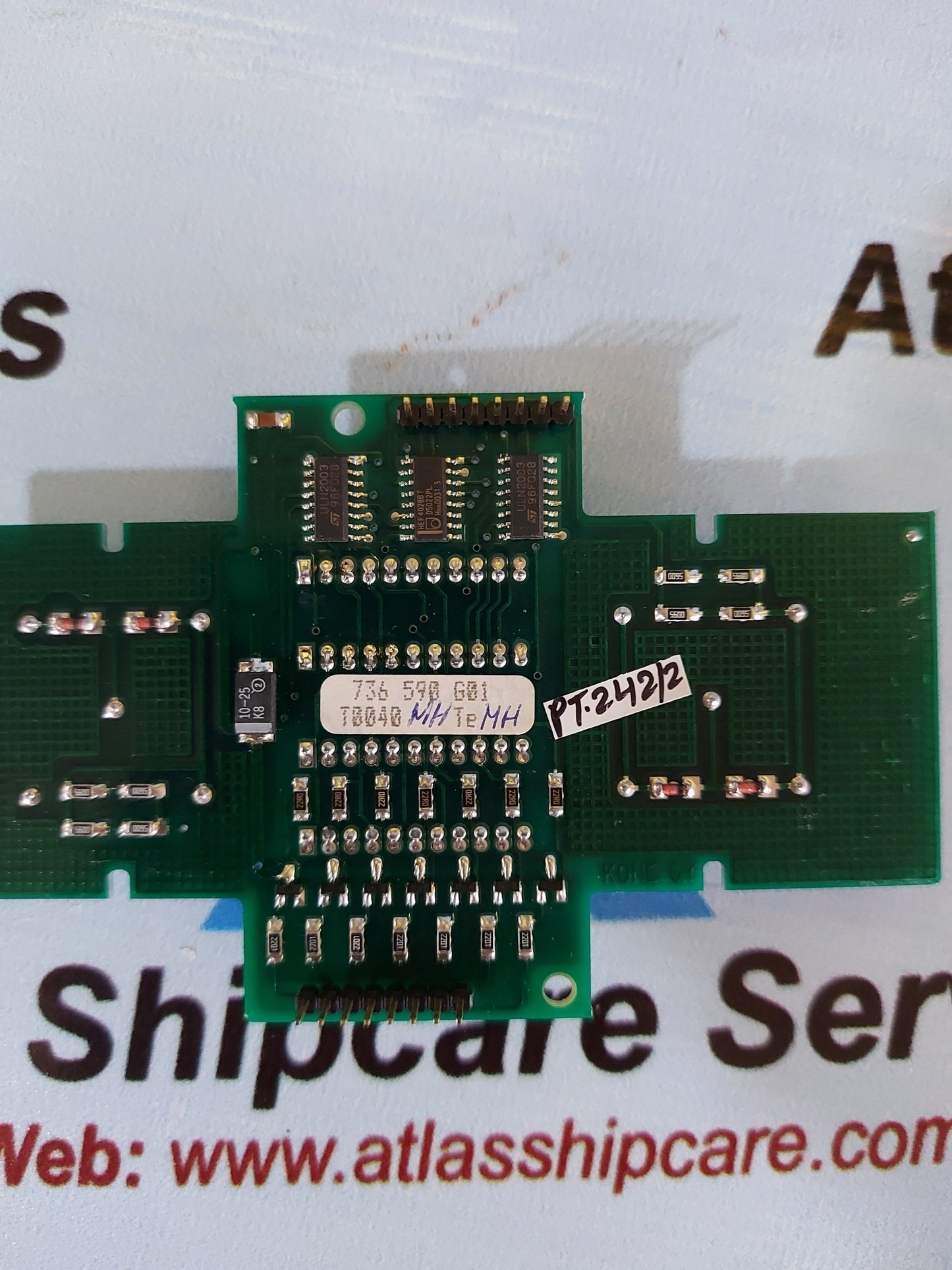 KONE KM736590G01 2-DIG 2XDOT MATRIX DISPLAY VERTICAL 736 590 G01