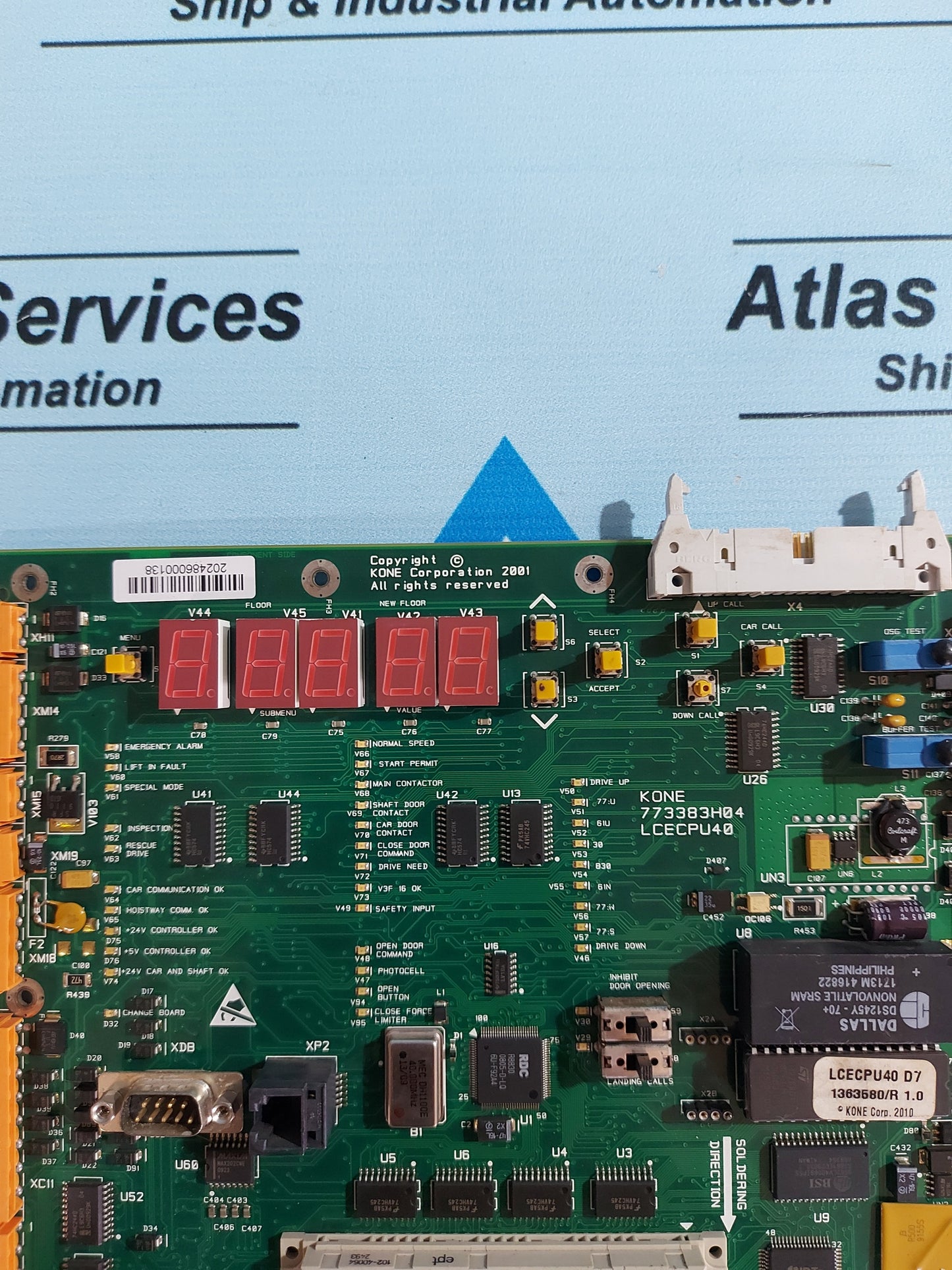 KONE MOTHERBOARD 773383H04 LCECPU40