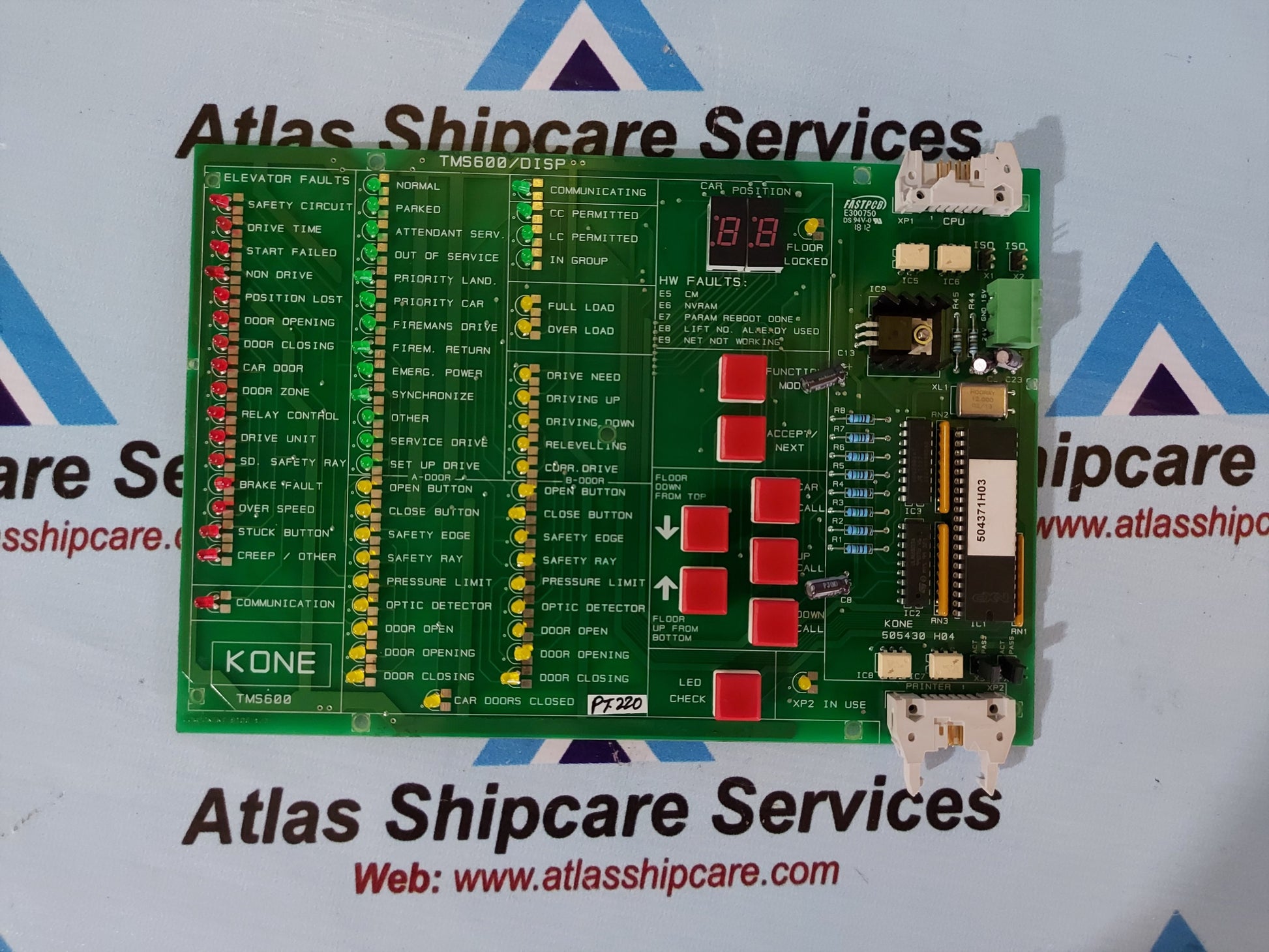 KONE TMS600/DISP PCB BOARD