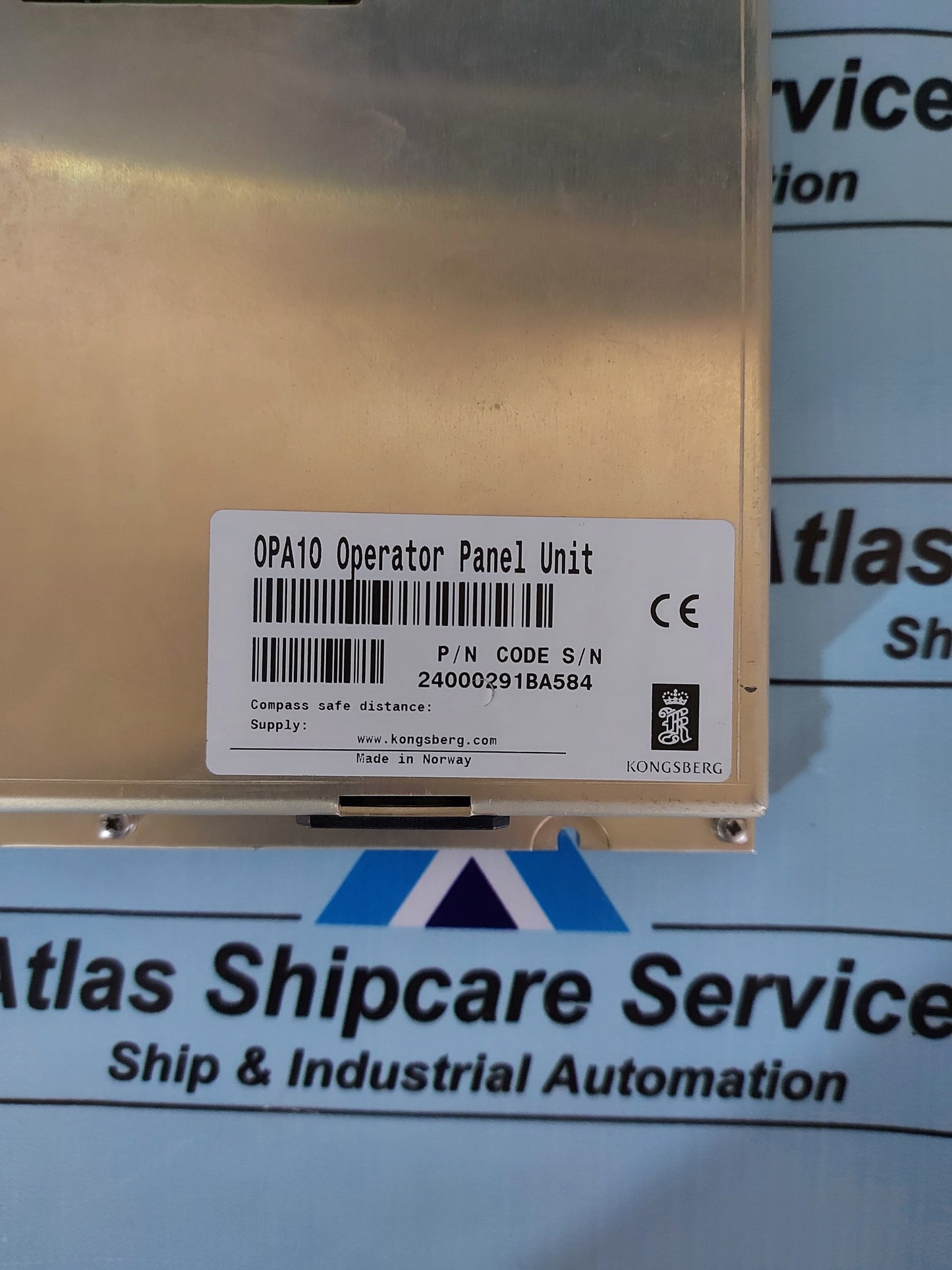 KONGSBERG 24000291BA584 OPA10 OPERATOR PANEL UNIT