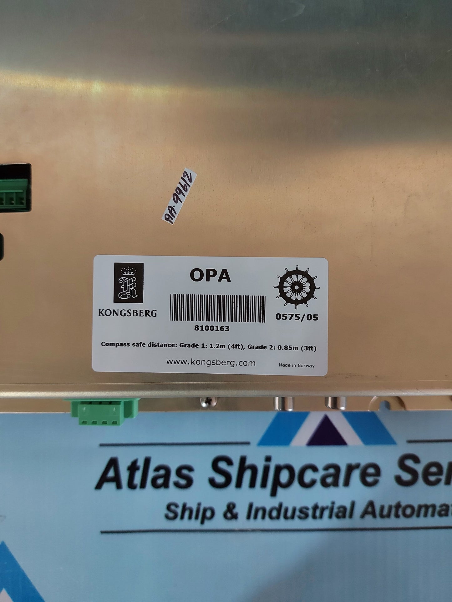 KONGSBERG 24000291BA584 OPA10 OPERATOR PANEL UNIT