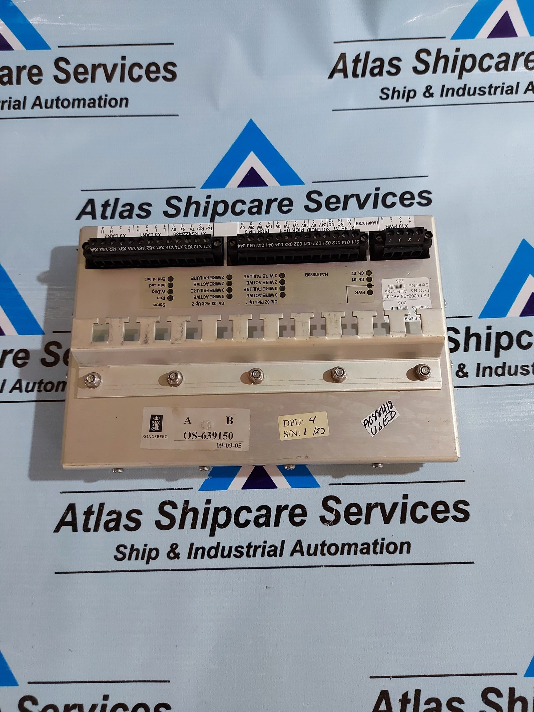 KONGSBERG AUTOCHIEF C20 - RPME P/N 8100289 MODULE – Atlas Shipcare Services