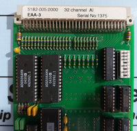 KONGSBERG EEA-3 5182-005.0000 32 CHANNEL ANALOG INPUT CARD