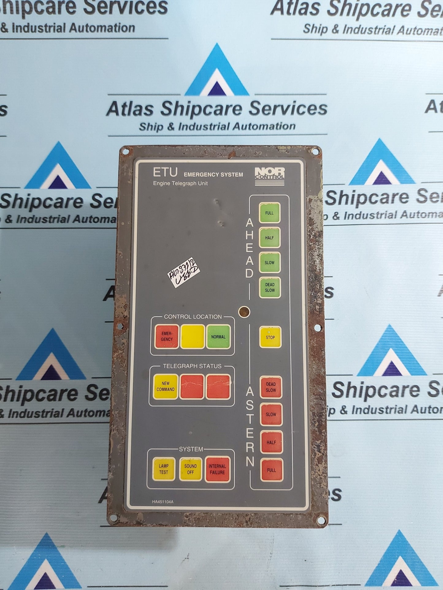 KONGSBERG NORCONTROL ETU 002 ENGINE TELEGRAPH UNIT AG371