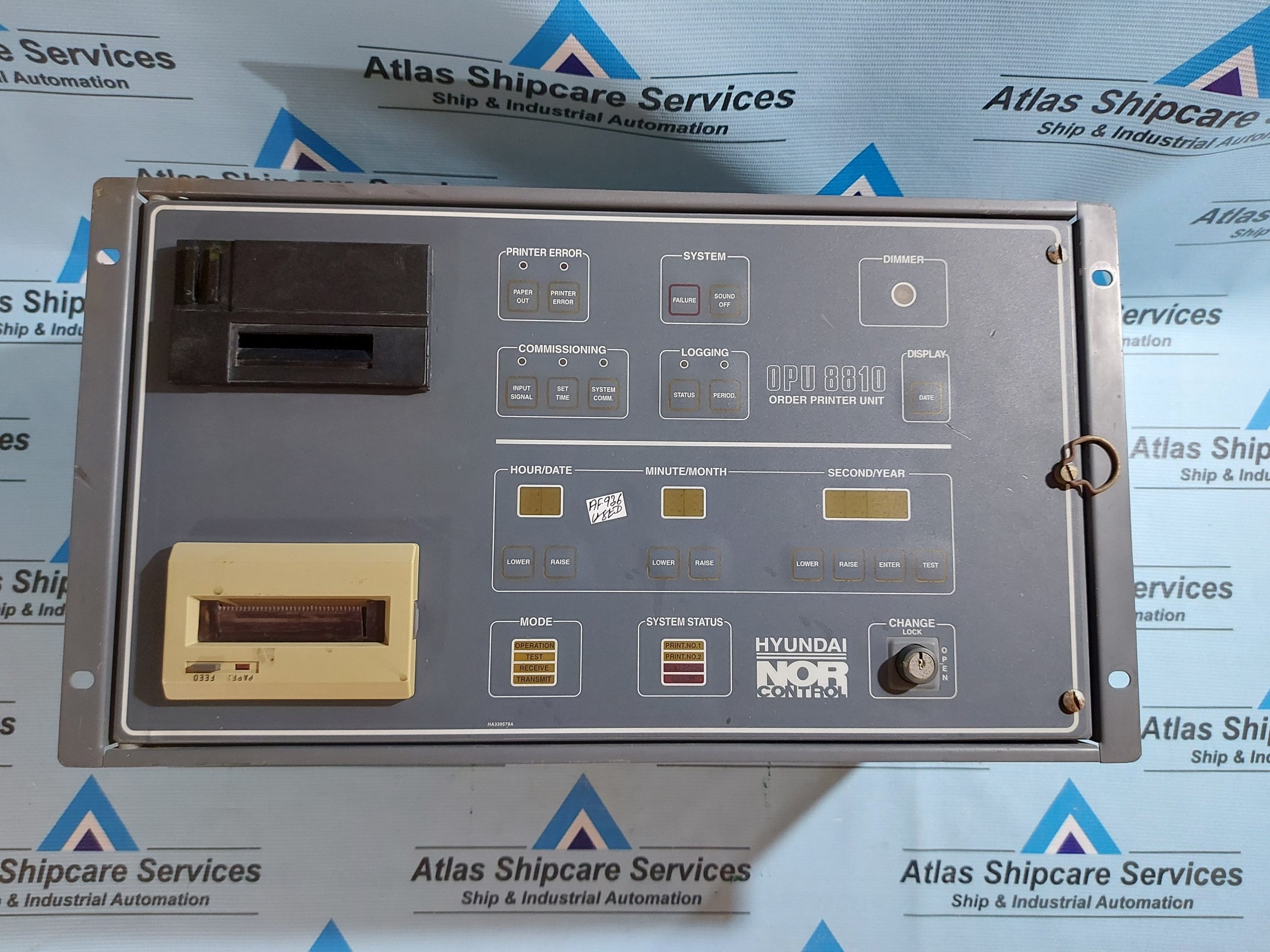 KONGSBERG NORCONTROL OPU-8810 ORDER PRINTER UNIT – Atlas Shipcare Services