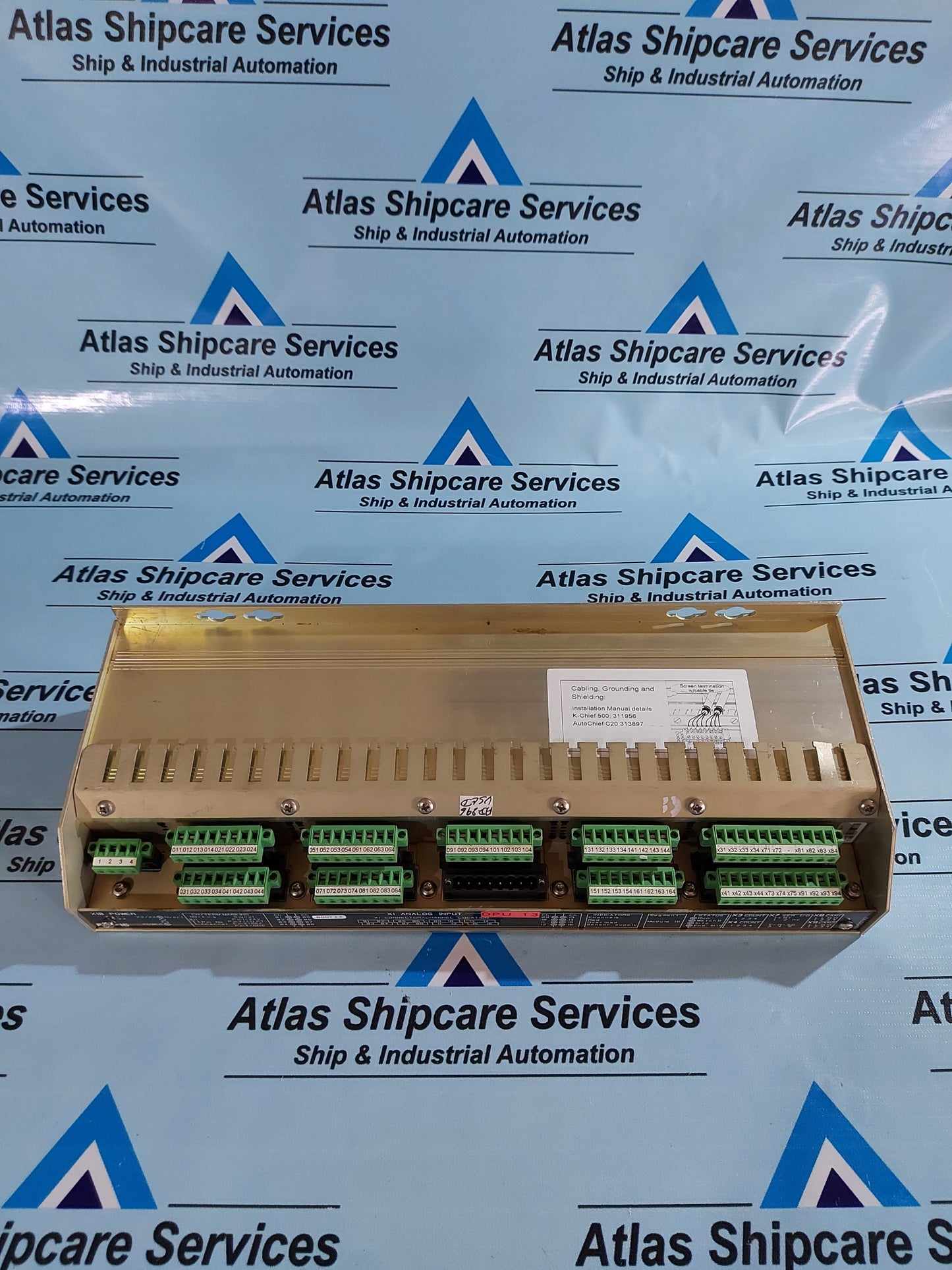 KONGSBERG RAi-16 8100148 REMOTE ANALOG INPUT MODULE REV.F1