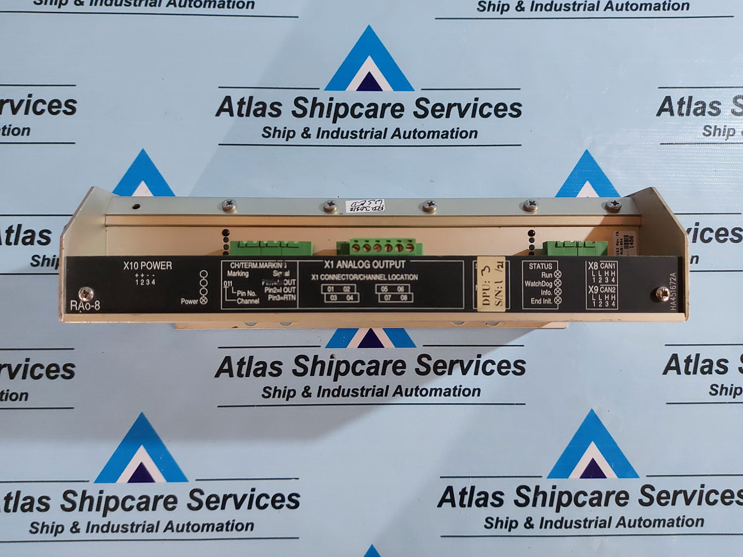 KONGSBERG RAo-8 8100153 REMOTE ANALOG OUTPUT MODULE REV.C6