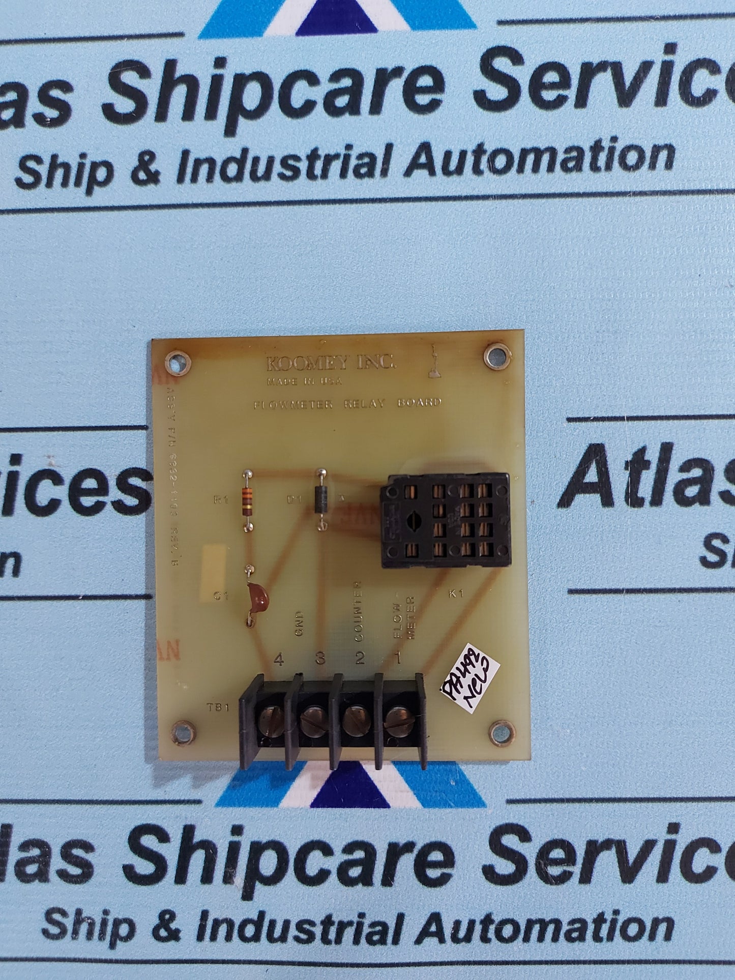 KOOMEY 6332-1100 FLOWMETER RELAY BOARD