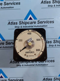 KRATOS A4A.117 PANEL METER 0-800A