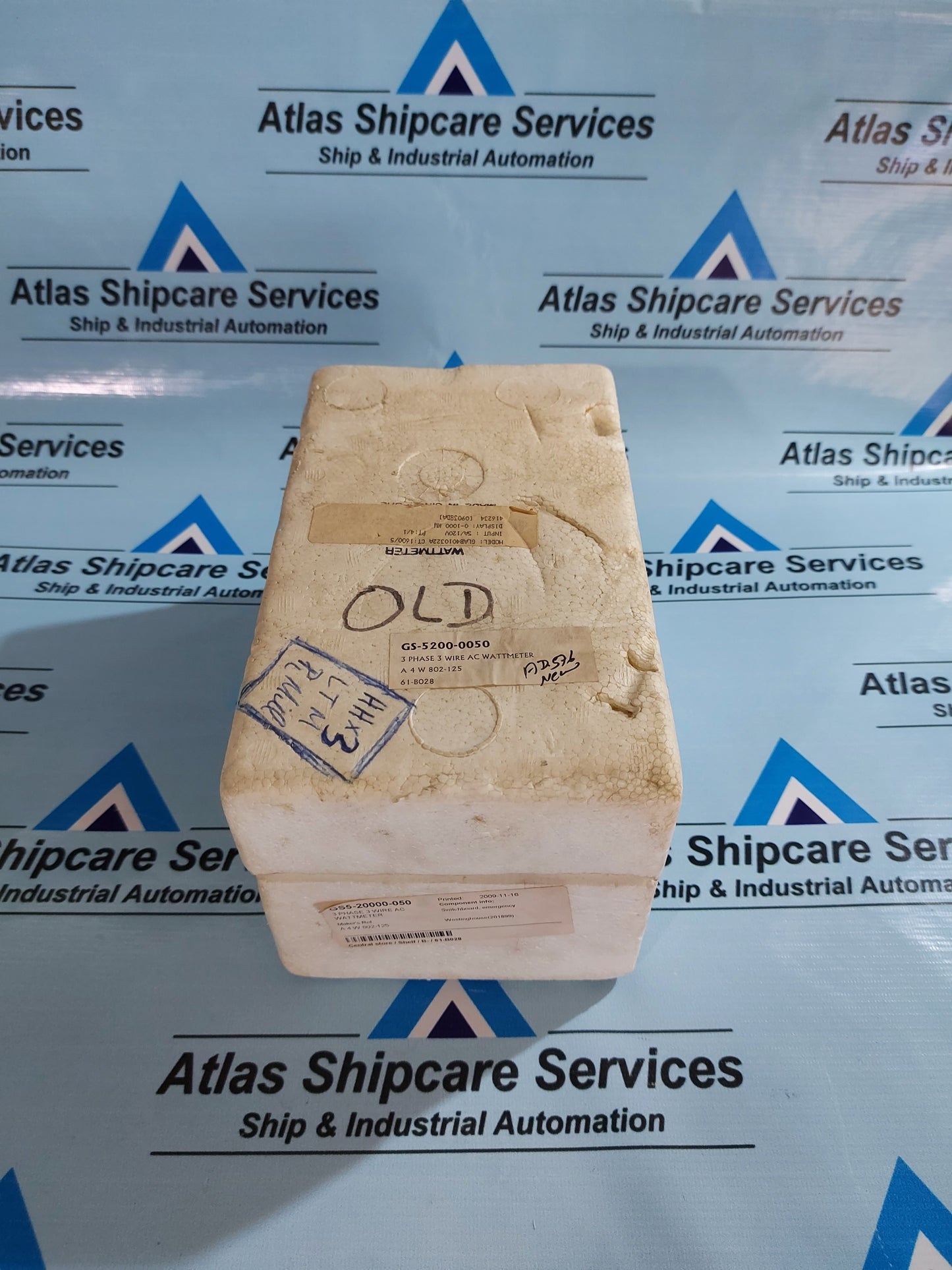 KRATOS A4W.802-125 3 PHASE 3 WIRE AC WATTMETER