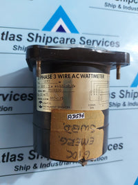 KRATOS A4W.802-125 3 PHASE 3 WIRE AC WATTMETER