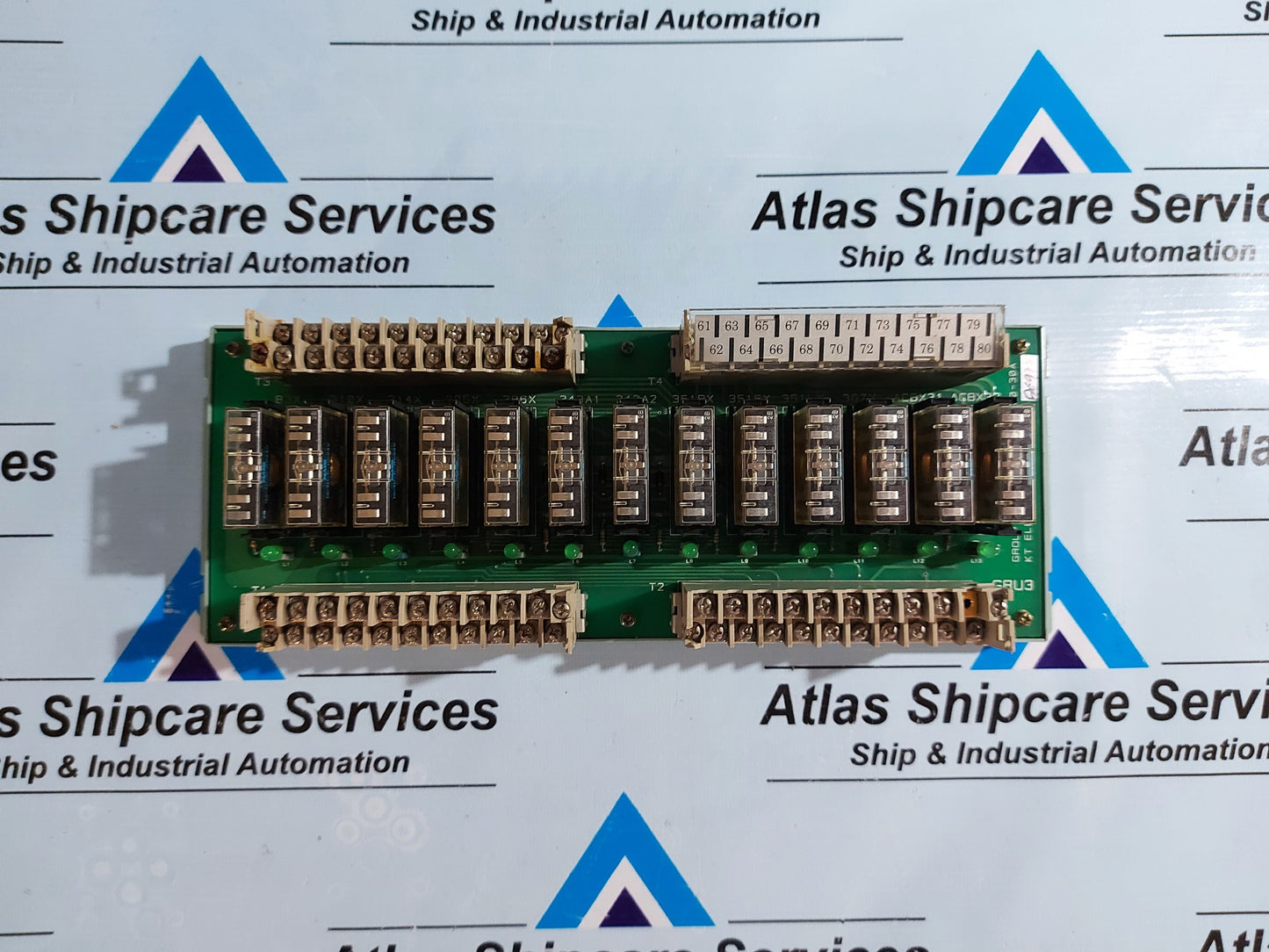 KT ELECTRIC KT-9660-30A GROUP RELAY UNIT