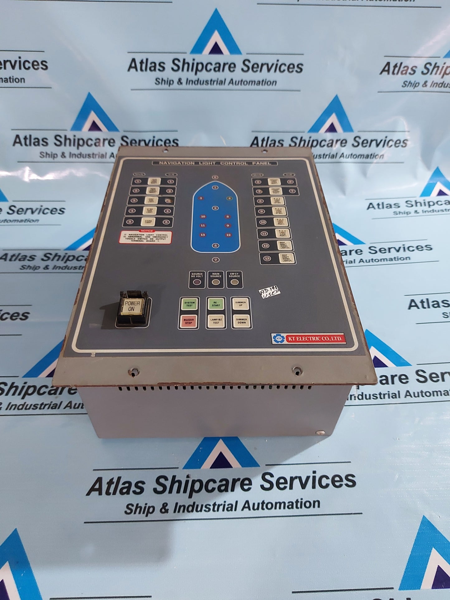 KT ELECTRIC KT-NAVICON-B4 NAVIGATION LIGHT CONTROL PANEL