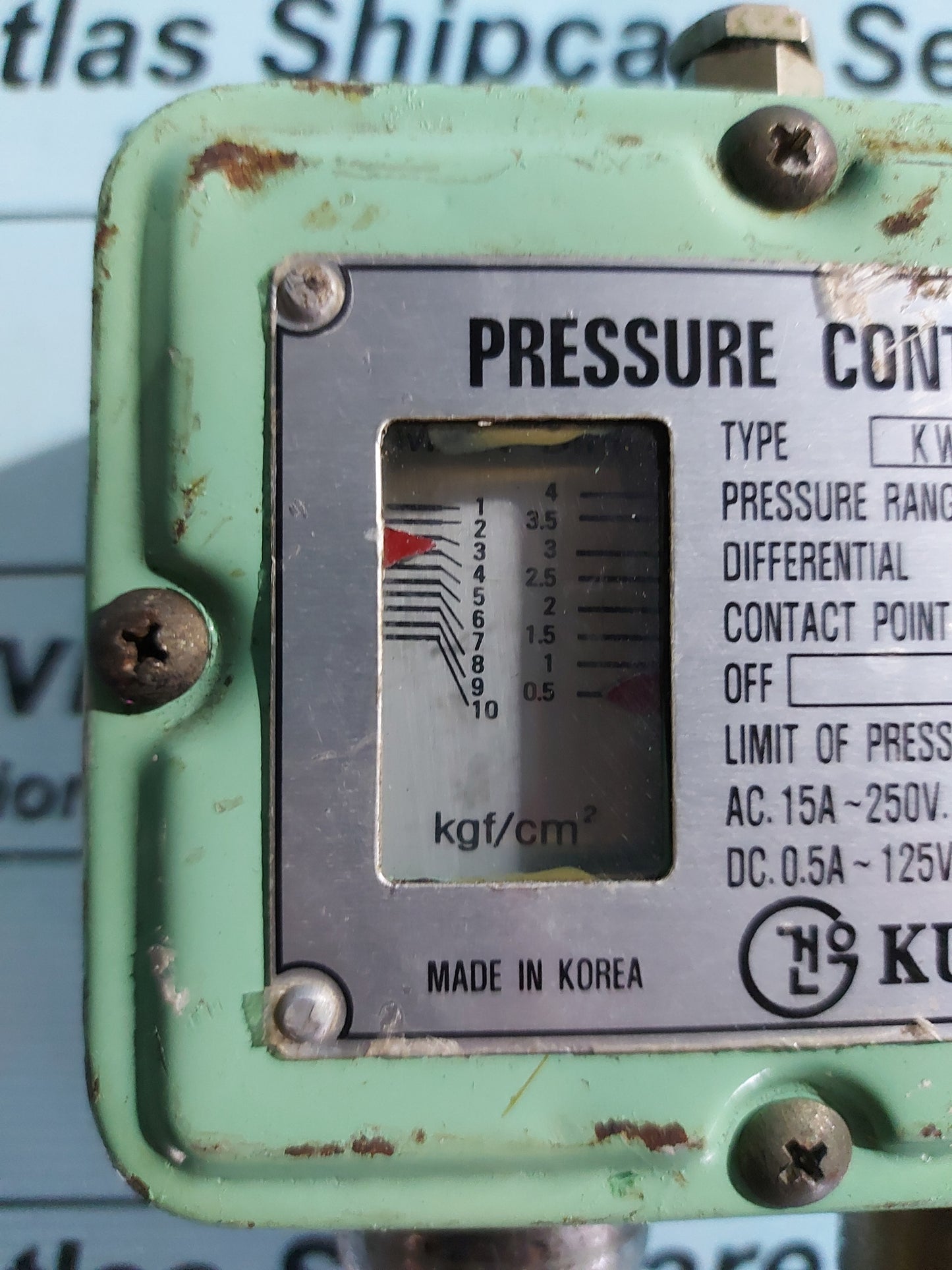 KUN WOO KW811-10W PRESSURE CONTROL