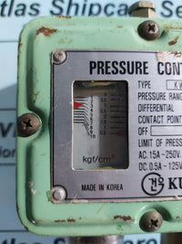 KUN WOO KW811-10W PRESSURE CONTROL