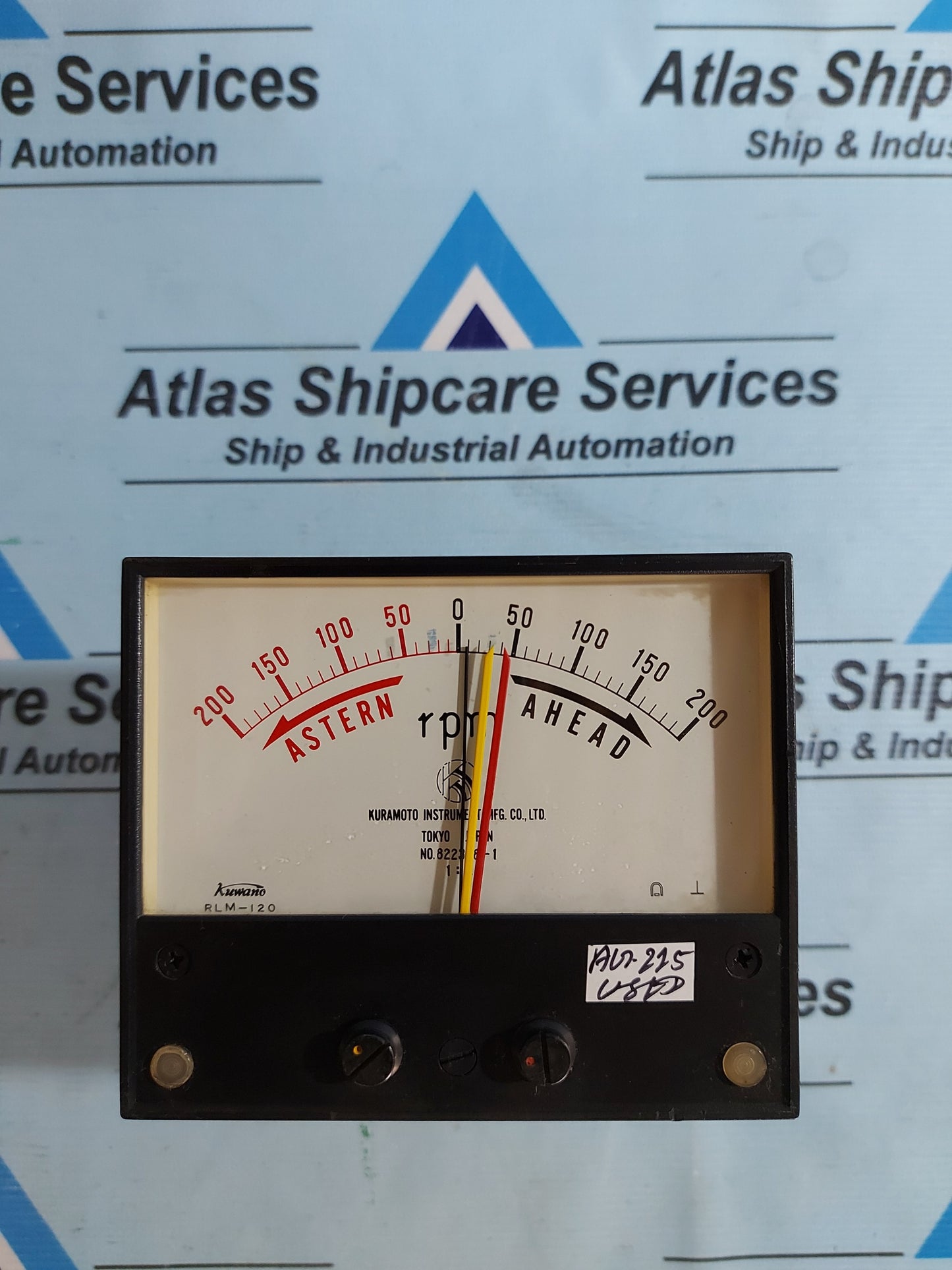 KURAMOTO INSTRUMENT RLM-120 METER RELAY 0-200 Rpm AG215