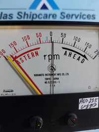 KURAMOTO INSTRUMENT RLM-120 METER RELAY 0-200 Rpm AG215