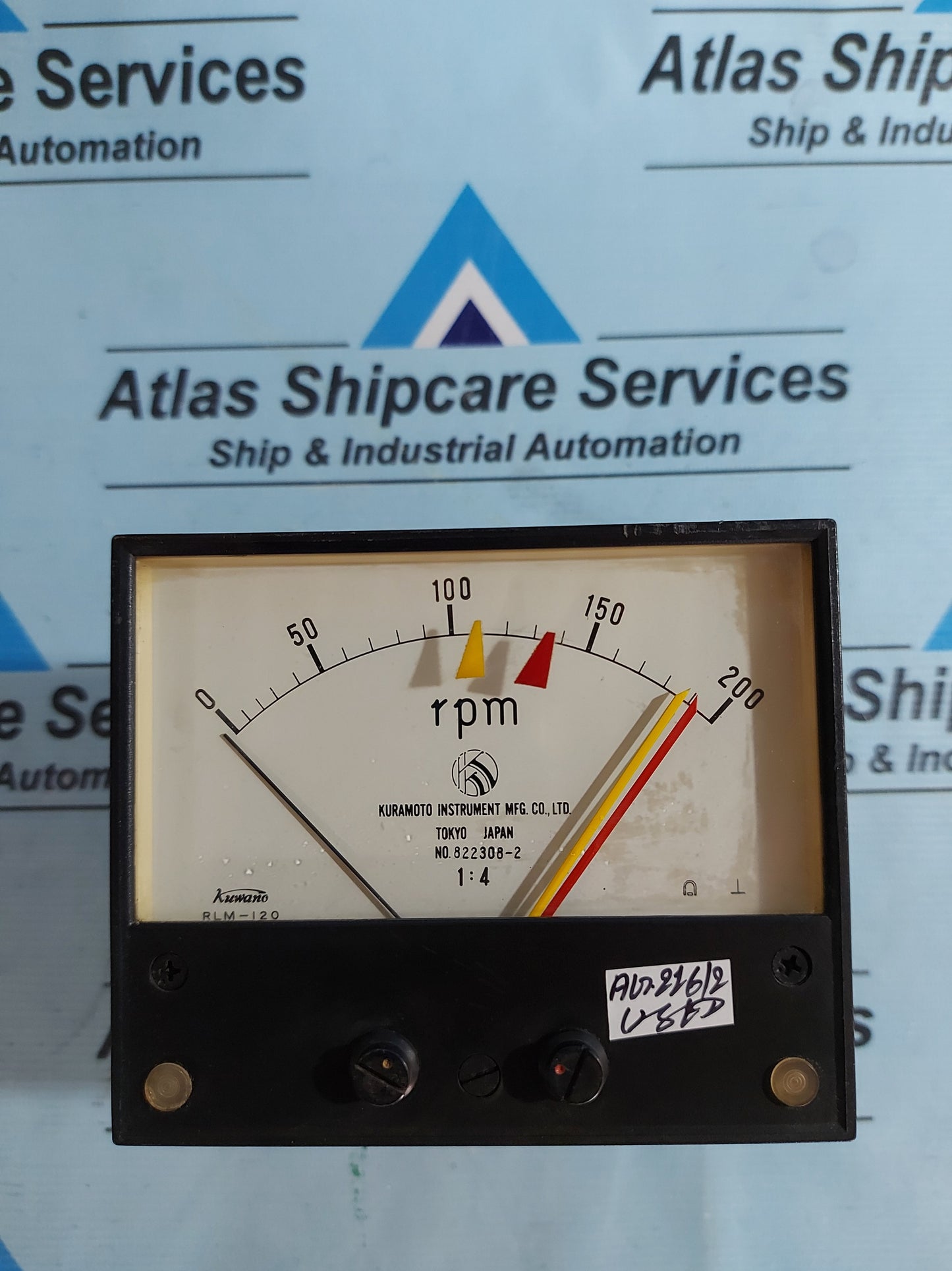KURAMOTO INSTRUMENT RLM-120 METER RELAY 0-200Rpm AG216