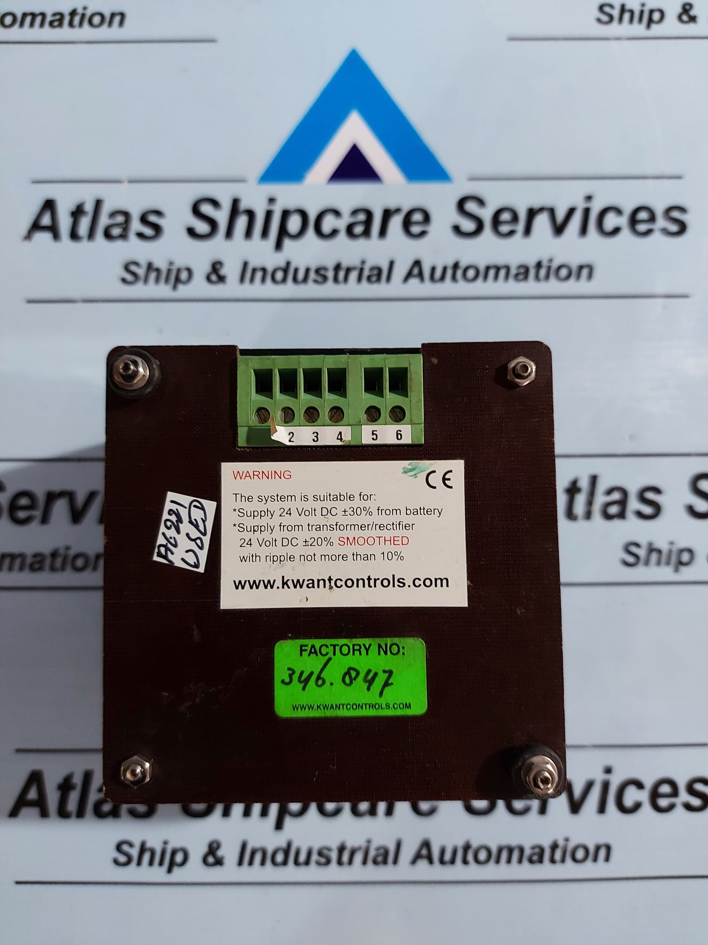 KWANT CONTROLS RPM METER 0...180