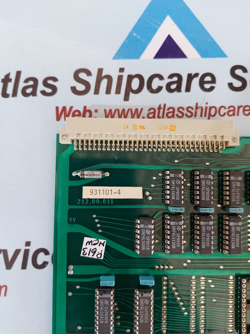 Kockum Sonics 222.00.013 931101-4 Memory Card