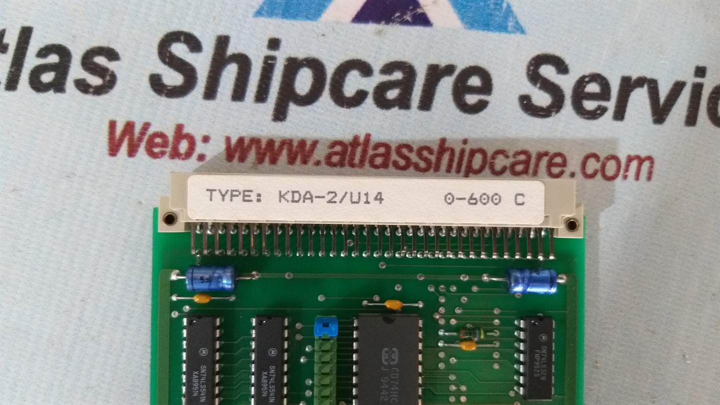 Kongsberg Autronica KDA-2/U14 0-600'C Pcb Card