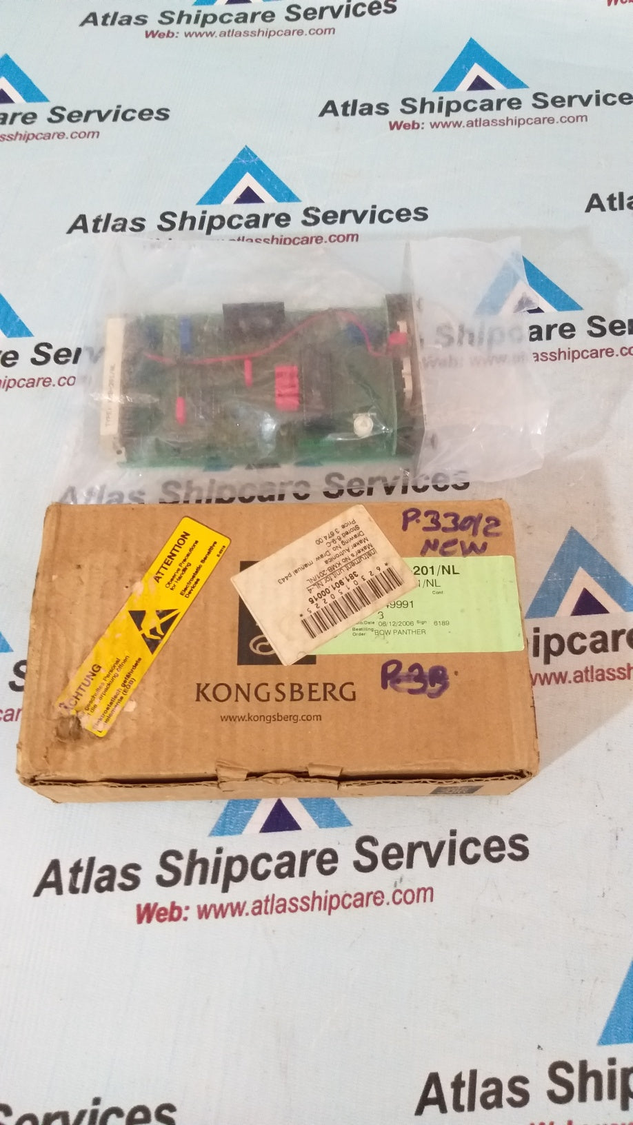 Kongsberg/Autronica KMB-201/NL 7251-031.0001 Pcb Card