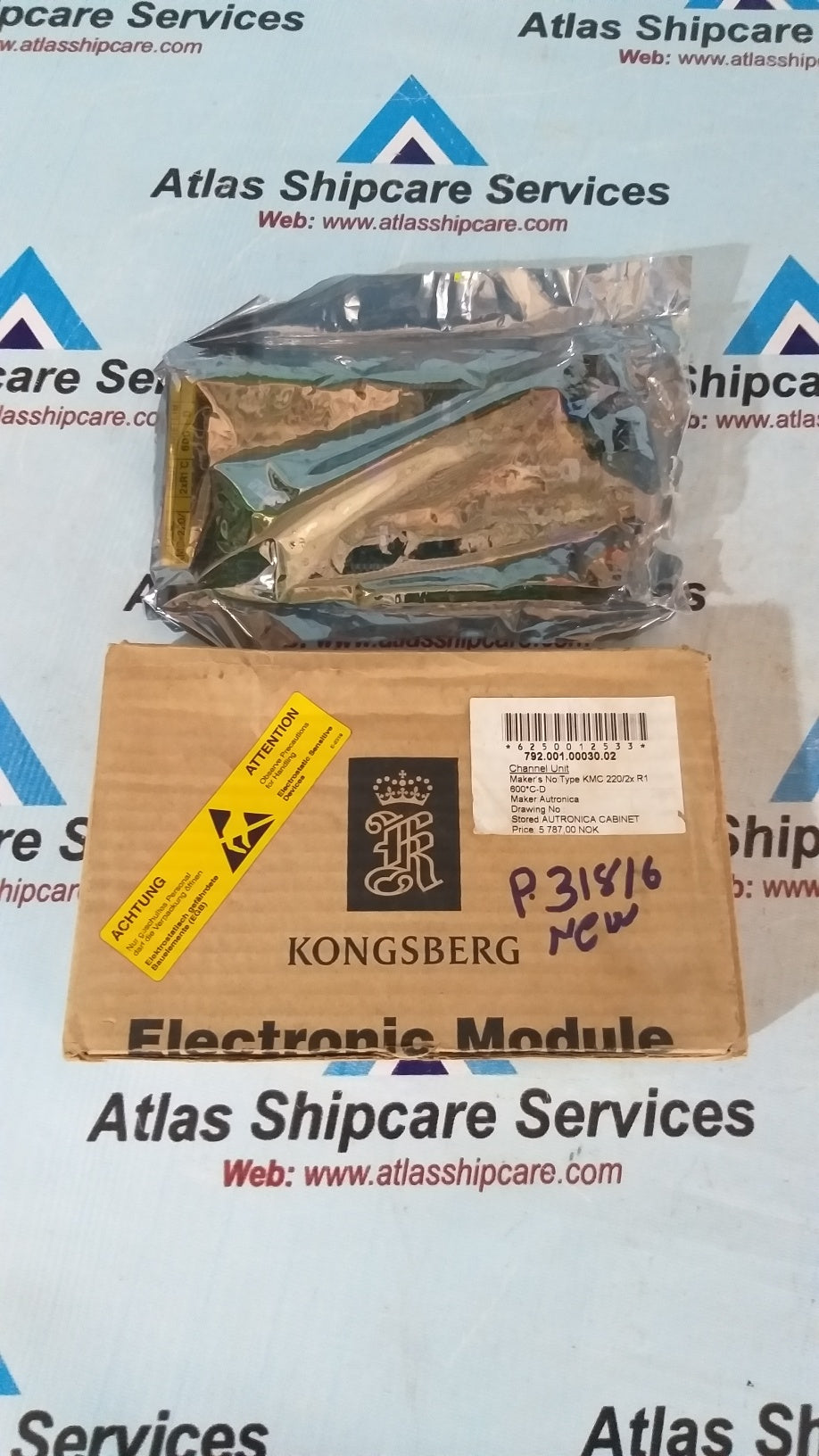 Kongsberg/Autronica KMC-210/2x R1'C Pcb Card