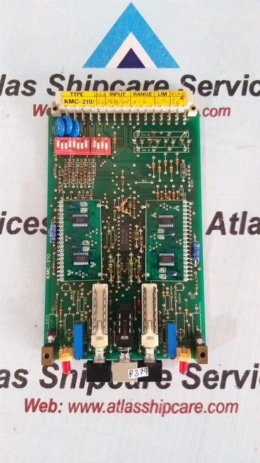 Kongsberg Autronica KMC-210/2xR Kg/Cm2 6-6 Pcb Card
