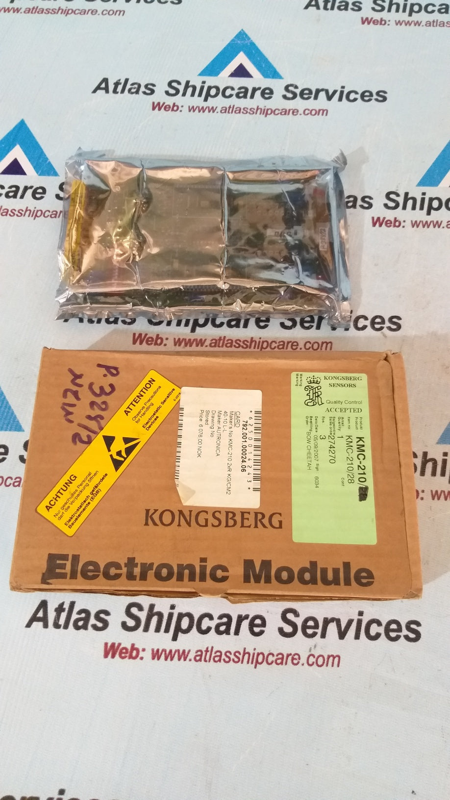 Kongsberg/Autronica KMC-210/2xR bar 40-10 Pcb Card