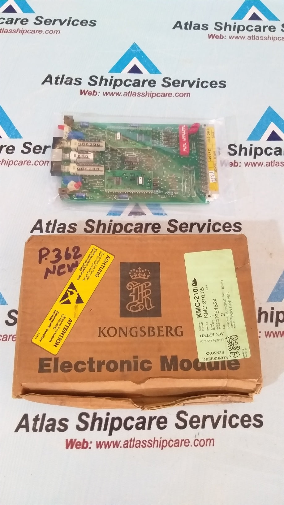 Kongsberg Autronica KMC-210/2xTbar 7252-019.0004 Pcb Card