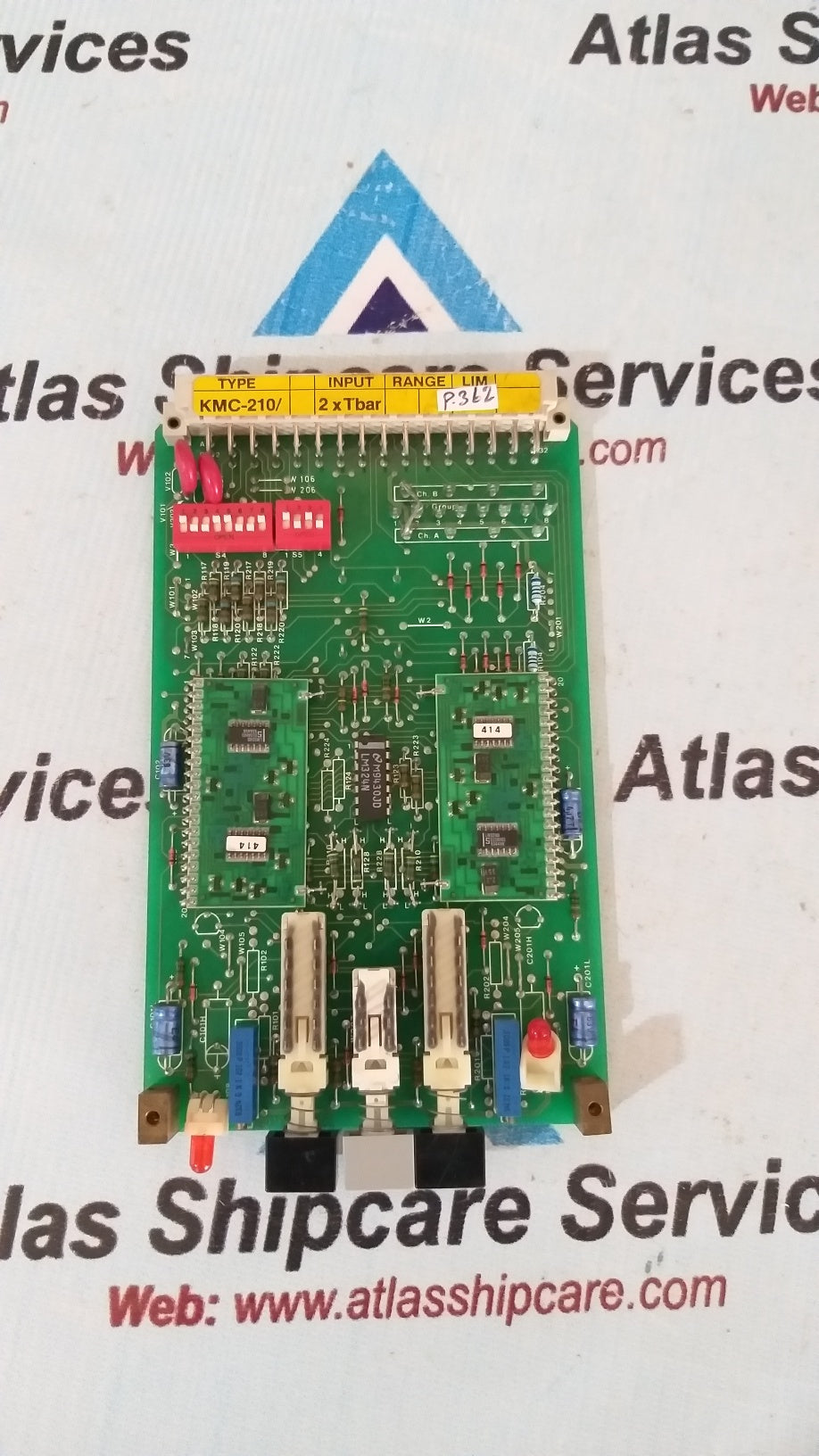 Kongsberg Autronica KMC-210/2xTbar 7252-019.0004 Pcb Card