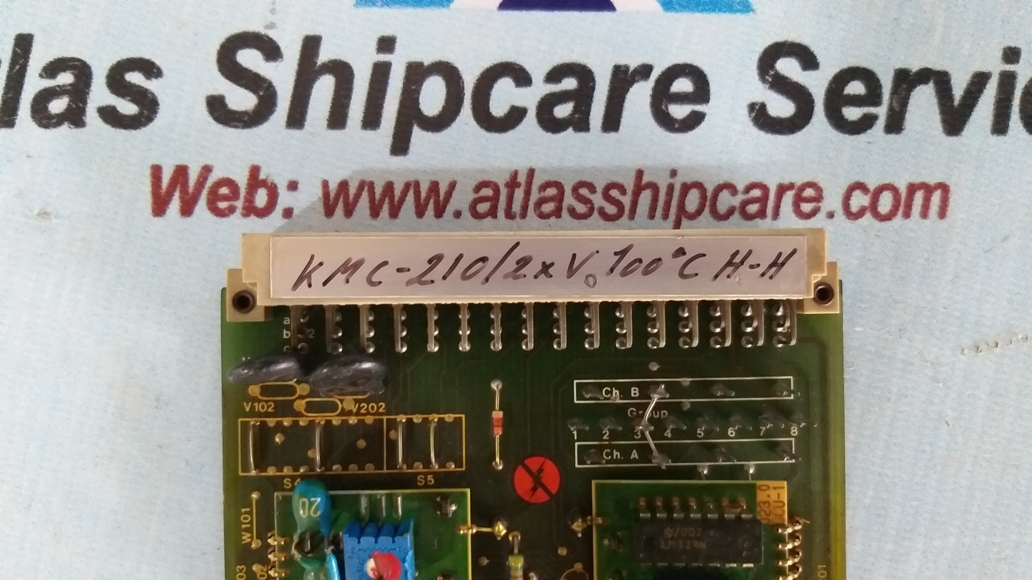 Kongsberg Autronica KMC-210/2xV 100'C Pcb Card