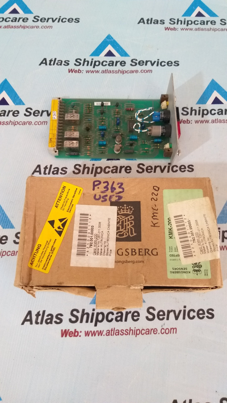 Kongsberg/Autronica KMK-200 Pcb Card