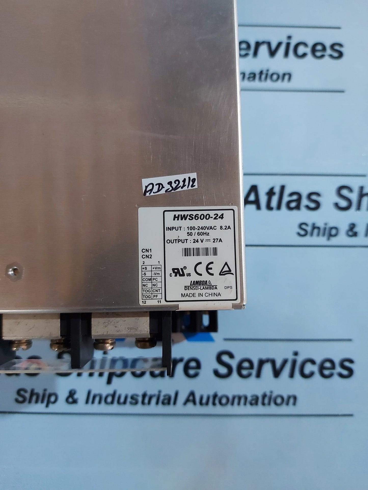 LAMBDA HWS600-24 SWITCHING POWER SUPPLY