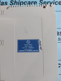 LARSEN & TOUBRO B1679 24V DC INPUT MODULE AG384