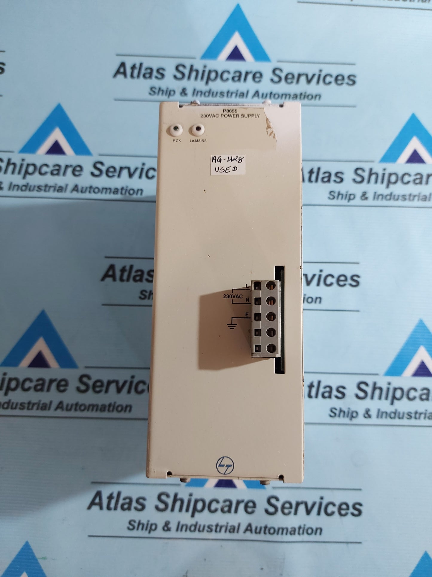 LARSEN & TOUBRO P8655 230VAC POWER SUPPLY AG428