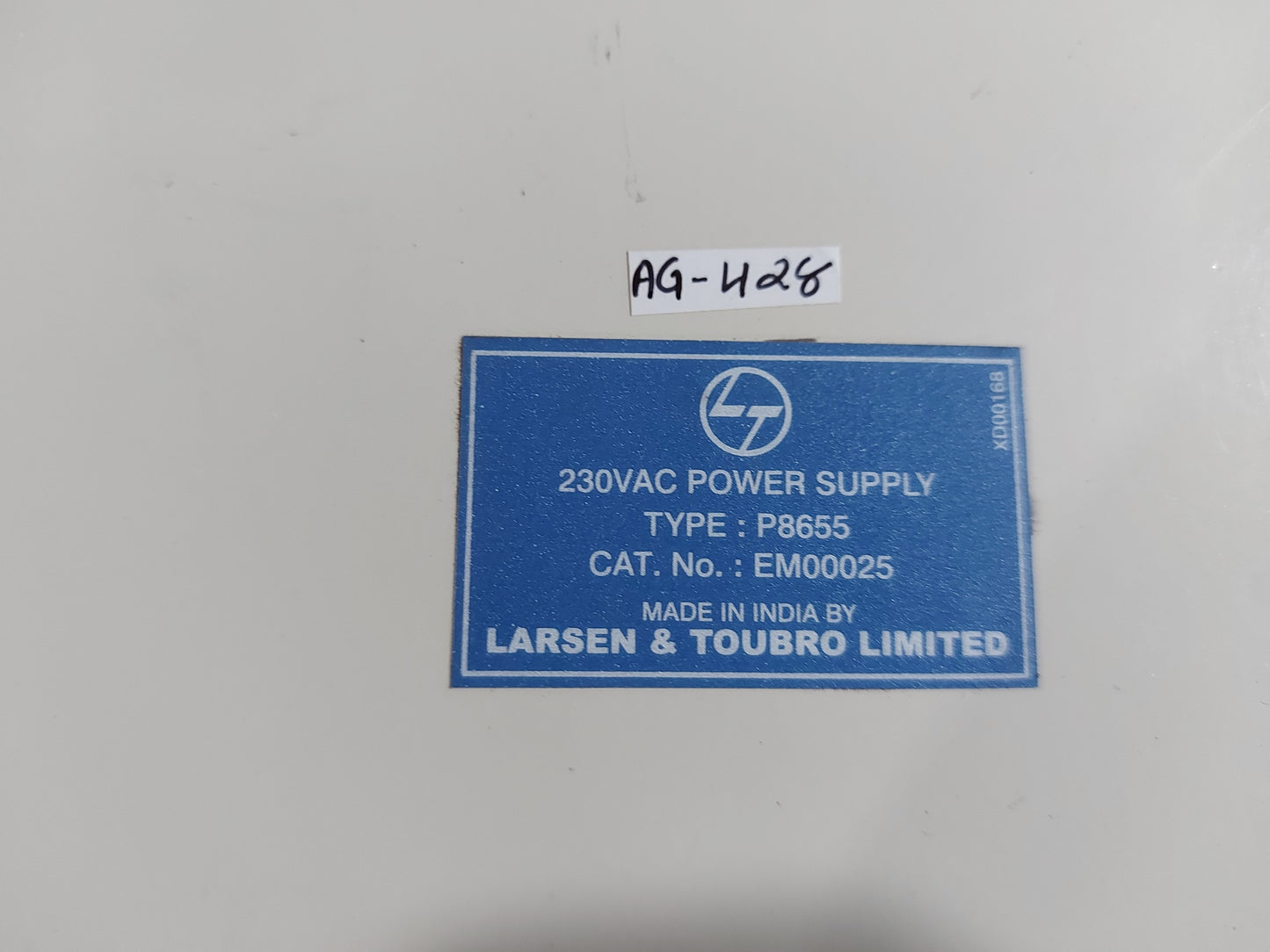LARSEN & TOUBRO P8655 230VAC POWER SUPPLY AG428