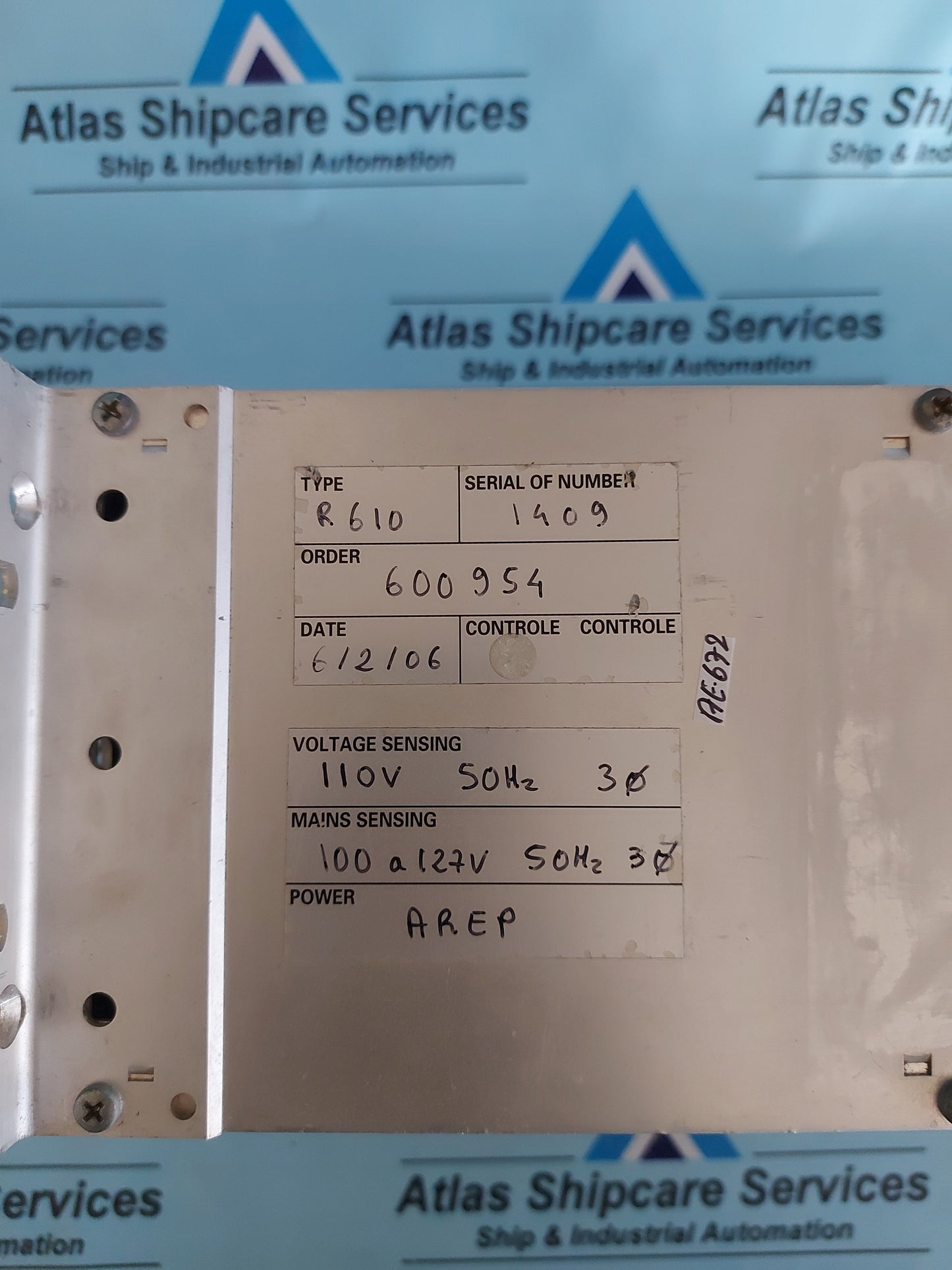 LEROY SOMER R 610 AUTOMATIC VOLTAGE REGULATOR