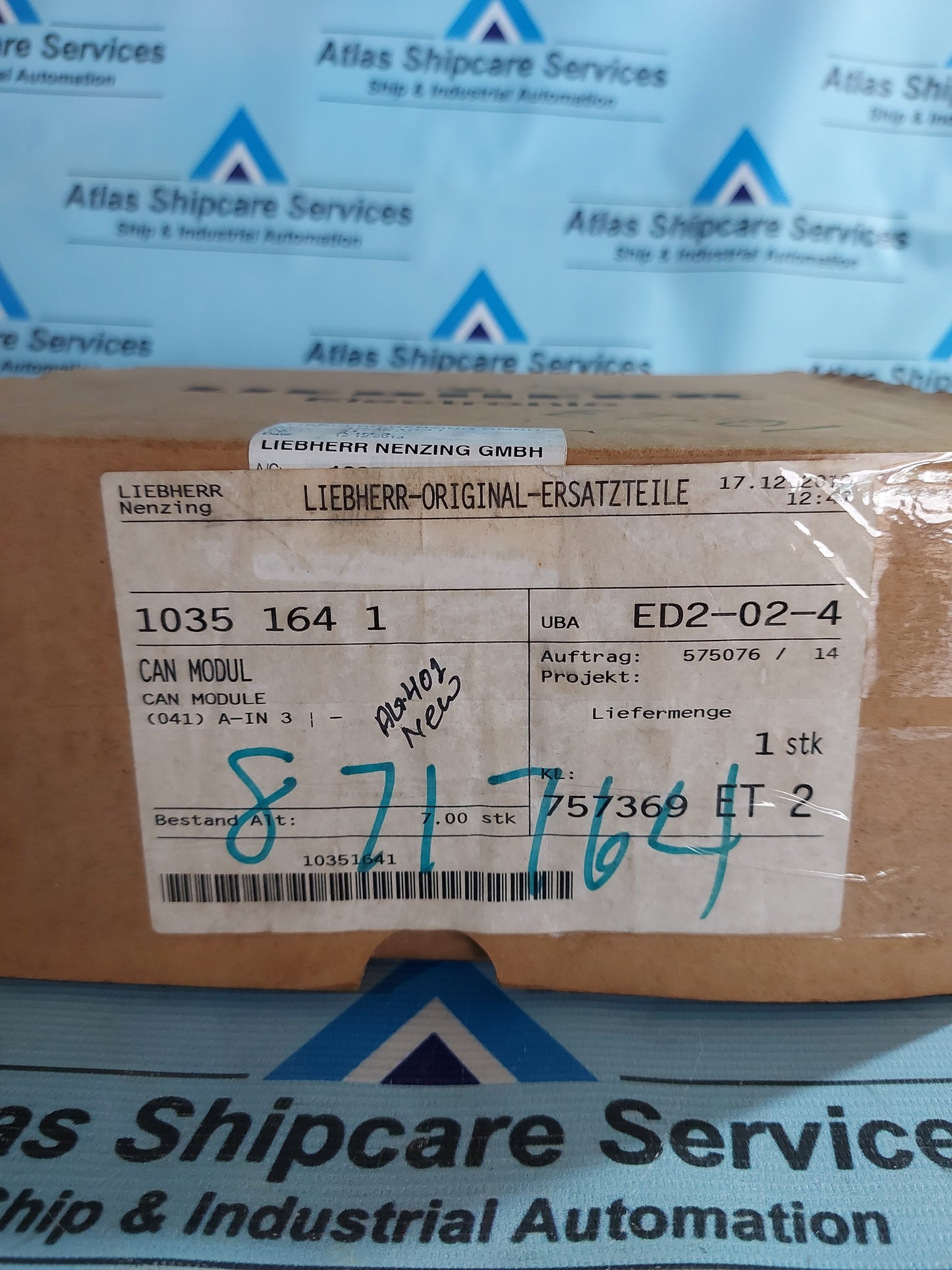 LIEBHERR 10347550 CAN MODULE AE16 KPSE AG401