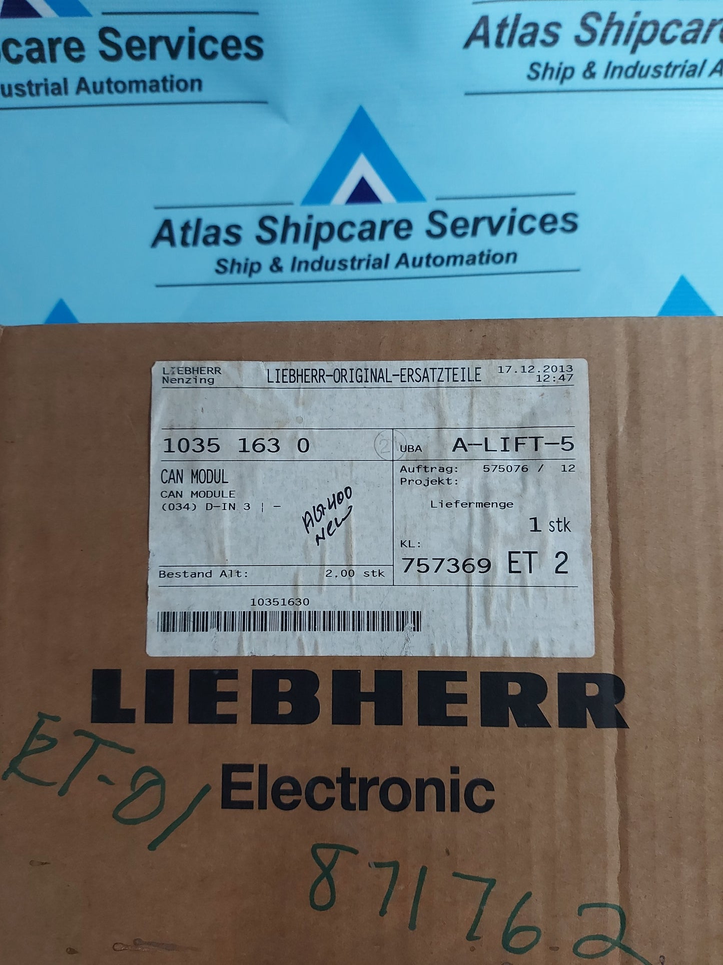 LIEBHERR 10347882 CAN MODULE DE KPSE AG400