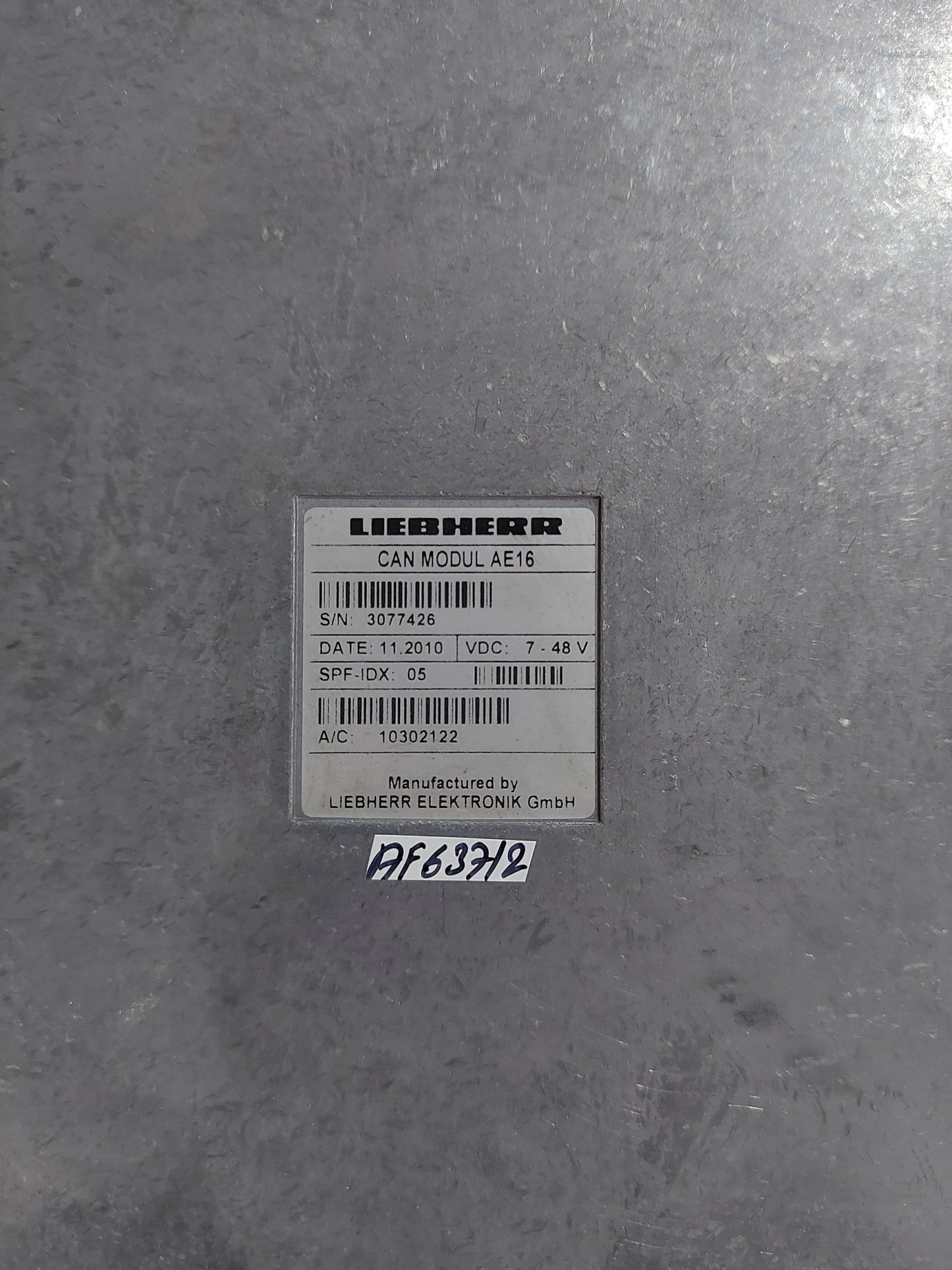 LIEBHERR 10351667 CAN MODULE AE16 SPF-IDX 05
