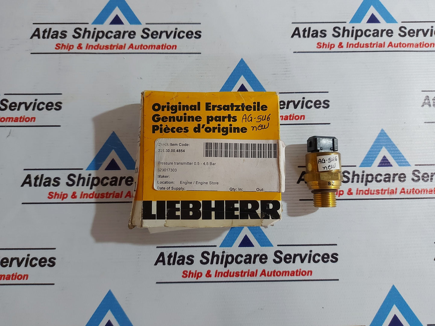 LIEBHERR 629017303 PRESSURE TRANSMITTER 0.5-4.5 Bar AG546