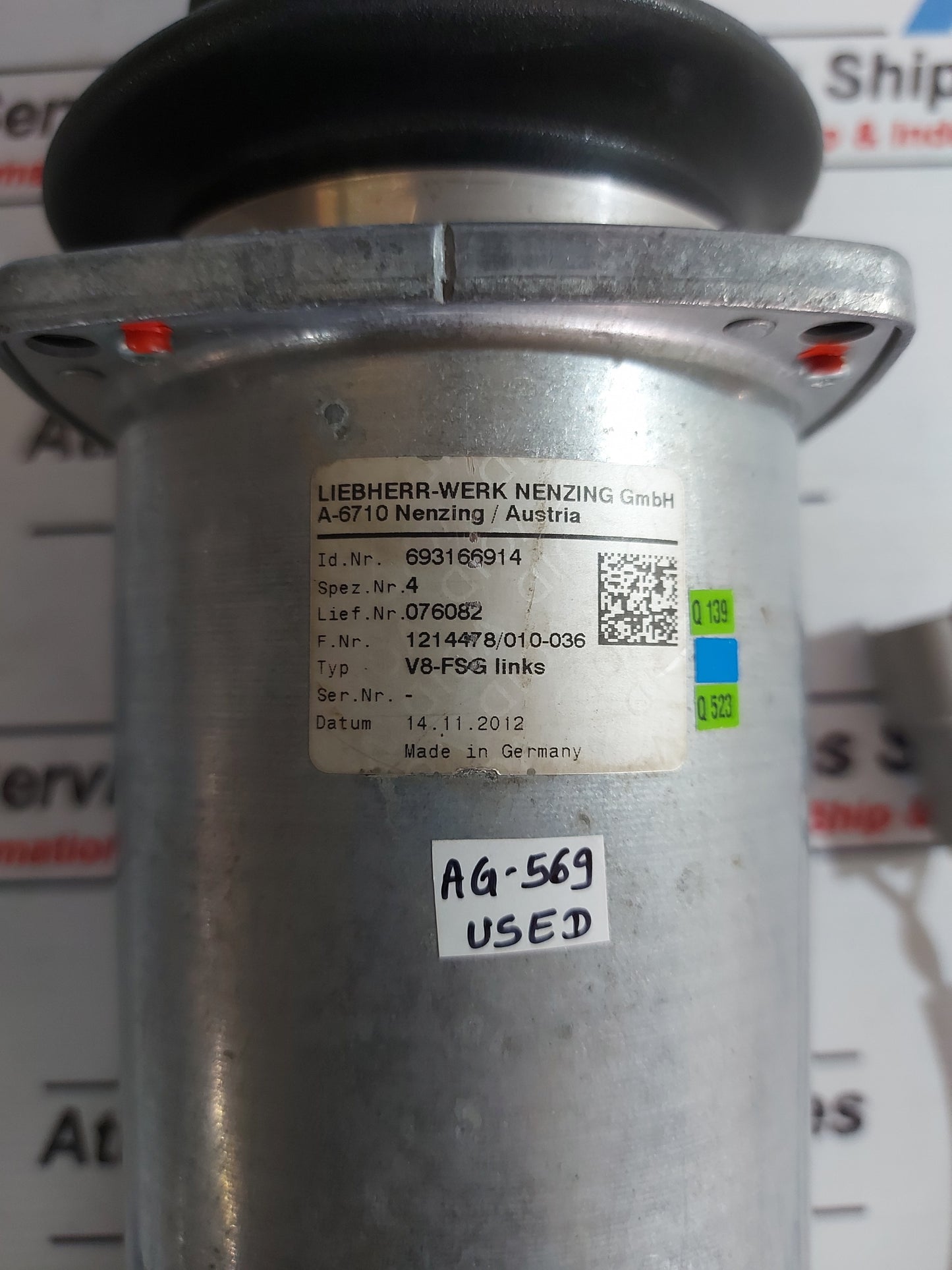 LIEBHERR 693166914 V8-FSG LINKS JOYSTICK CONTROLLER AG569