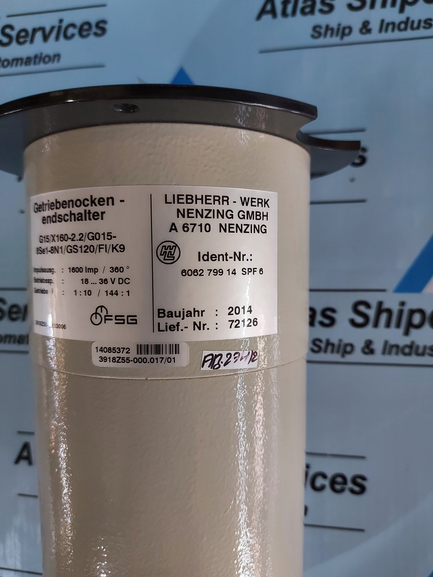 LIEBHERR G15/X160-2.2/G015-8SE1-8N1/GS120/FI/K9 GEAR CAM LIMIT SWITCH