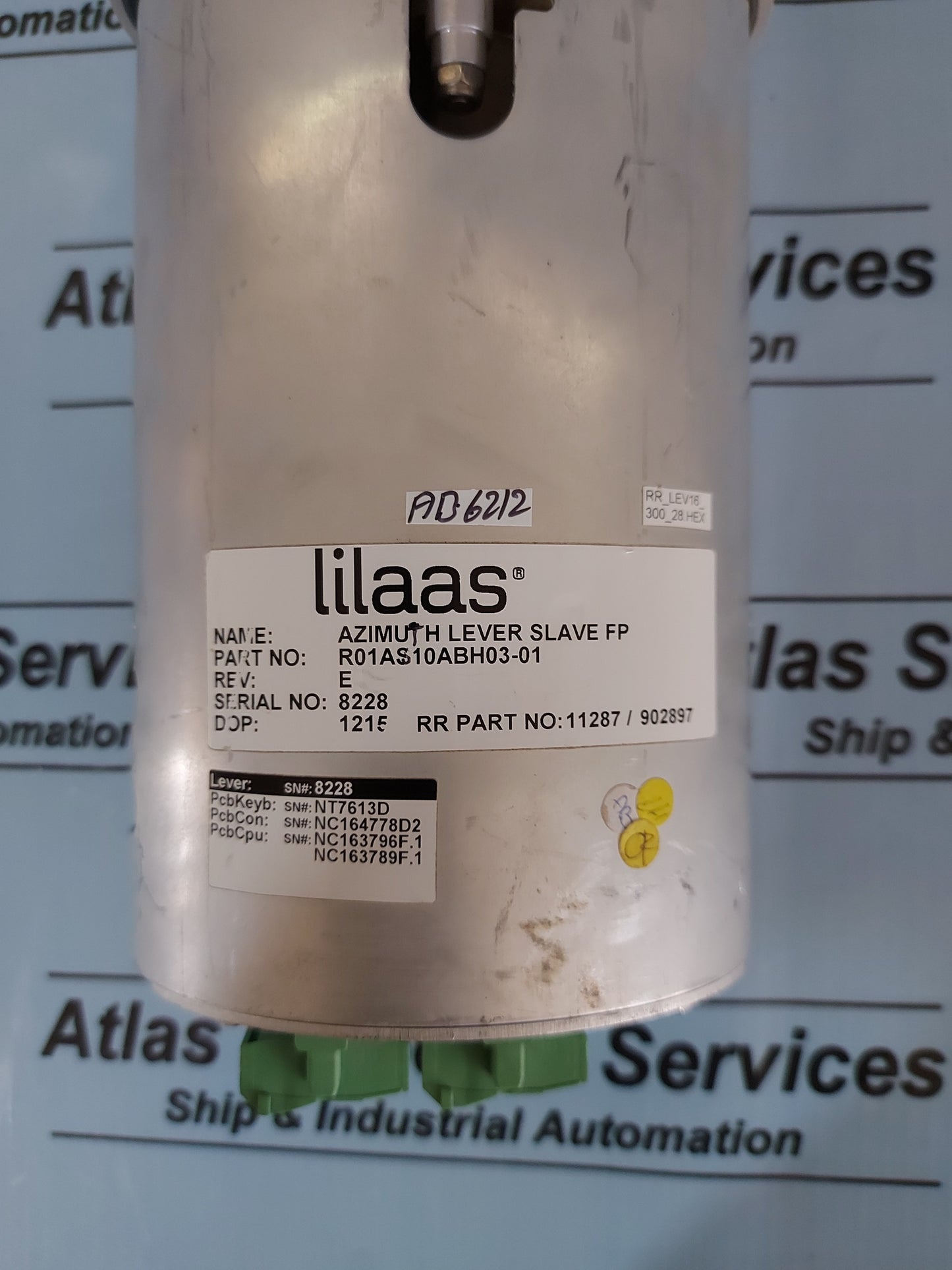 LILAAS R01AS10ABH03-01 AZIMUTH LEVER SLAVE FP